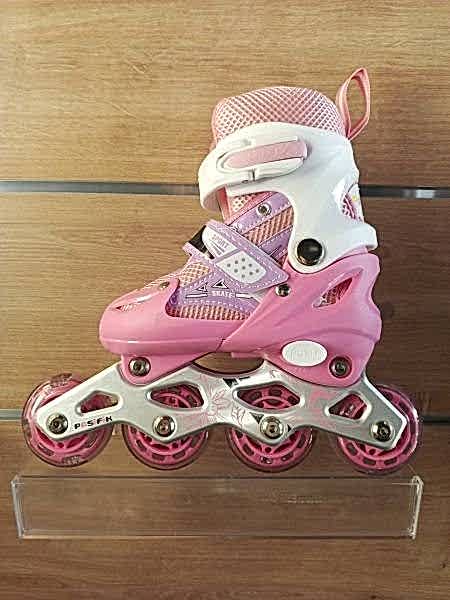 pasifik sport ışıklı çift sıra ayarlanabilir tekerlekli paten