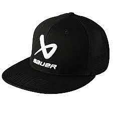 bauer core flat brim snapback sr siyah şapka